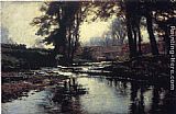 Theodore Clement Steele Canvas Paintings - Pleasant Run